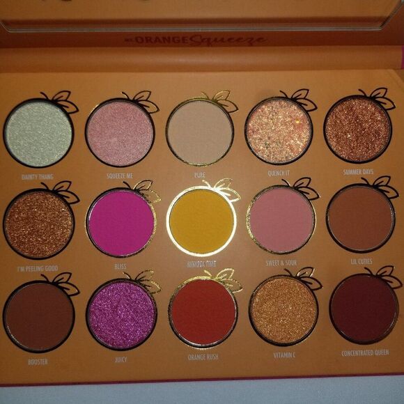 Be Bella Cosmetics - Orange Squeeze Eyeshadow Palette - Picture 9 of 11